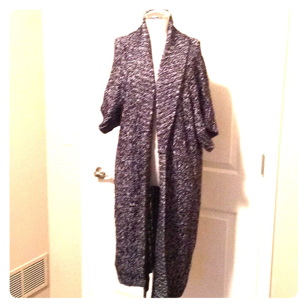 White House Black Market long duster sweater